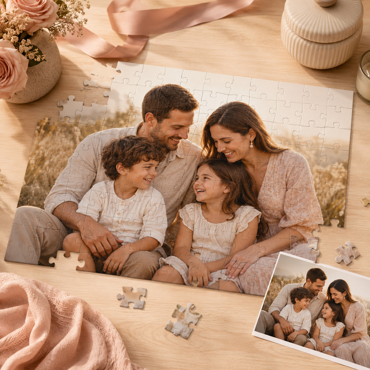 Rompecabezas personalizado | Armen juntos un recuerdo inolvidable