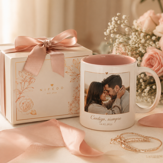 Taza personalizada con foto | Un recuerdo para empezar el día